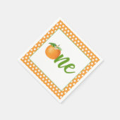 Little Cutie Eerste Verjaardag Servet - Of Stippen (Hoek)