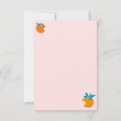 Little Cutie Eerste Verjaardag uitnodiging (Achterkant)