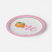 Little Cutie First Birthday Bord - Pk Stippen (Gekanteld)