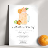 Little Cutie Fruit Smoothie Girl Baby shower Kaart
