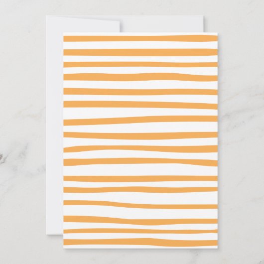 Little Cutie Gender Neutral Baby shower Invitation Kaart (Achterkant)