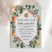 Little Cutie Gender onthullen partijuitnodiging Kaart