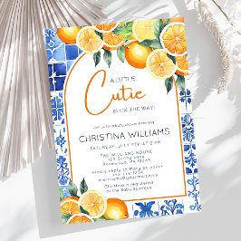 Little Cutie Genderneutraal Baby shower Kaart