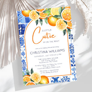 Little Cutie Genderneutraal Baby shower Kaart