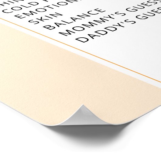 Little cutie geslacht onthullen oude vrouwen verha poster (Hoek)