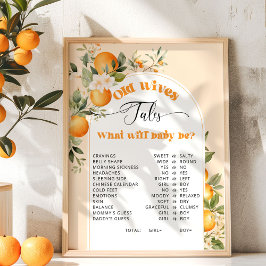 Little cutie geslacht onthullen oude vrouwen verha poster