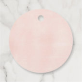 Little Cutie Greenery Baby shower Bedankjes Labels (Achterkant)