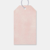 Little cutie groen Baby shower dank u Cadeaulabel (Achterkant)