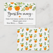 Little cutie groener bloemen raden hoeveel spel informatiekaartje (Voorkant / Achterkant)