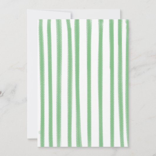 Little Cutie Handgetekende Citrus Sinaasappel Baby Kaart (Achterkant)