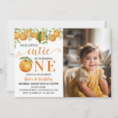 Little Cutie is draaien Een Verjaardag Uitnodiging (Voorkant)