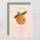 Little Cutie is draaien Een Verjaardag Uitnodiging