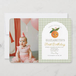 Little Cutie is een Oranje verjaardag aan het word Kaart
