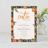 Little Cutie is op de weg Baby shower Kaart (Staand voorkant)