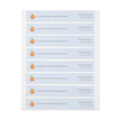 Little Cutie is op weg naar blauw Baby shower (Vel)