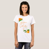 Little Cutie is op weg naar mama T-shirt (Voorkant volledig)