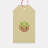 Little Cutie Kiwi Baby shower Cadeaulabel (Achterkant)