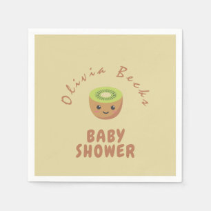 Little Cutie Kiwi Baby shower Servet
