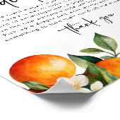 Little cutie late night luiers Baby shower spel Poster (Hoek)