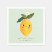 Little Cutie Lemon Baby shower Servet (Voorkant)