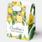 Little Cutie Lemon Citrus Summer Baby shower Bedankdoosjes (Geopend)