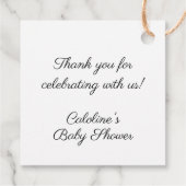 Little Cutie Lemon Citrus Summer Bedankt Bedankjes Labels (Achterkant)