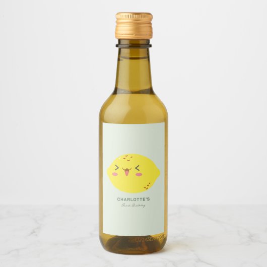 Little Cutie Lemon Citrus Wijn Etiket (Voorkant)