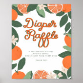 Little Cutie Luier Raffle Teken – Clementine Citru Poster (Voorkant)