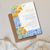 Little Cutie | Mediterraan Baby shower van citrusv Kaart