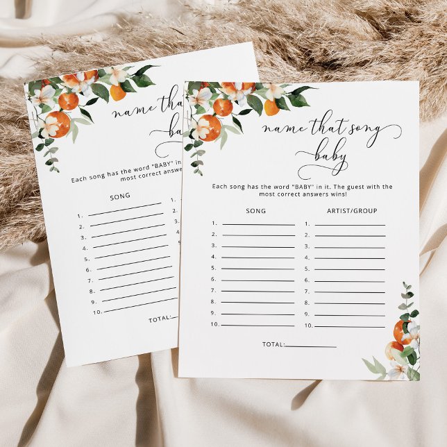 Little cutie Name dat lied baby shower game (Creator heeft geüpload)