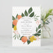 Little Cutie op de weg Baby shower Uitnodiging (Staand voorkant)