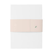 Little Cutie Orange Citrus Botanical Baby Shower Uitnodigingen Wikkel (Achterkant Voorbeeld)