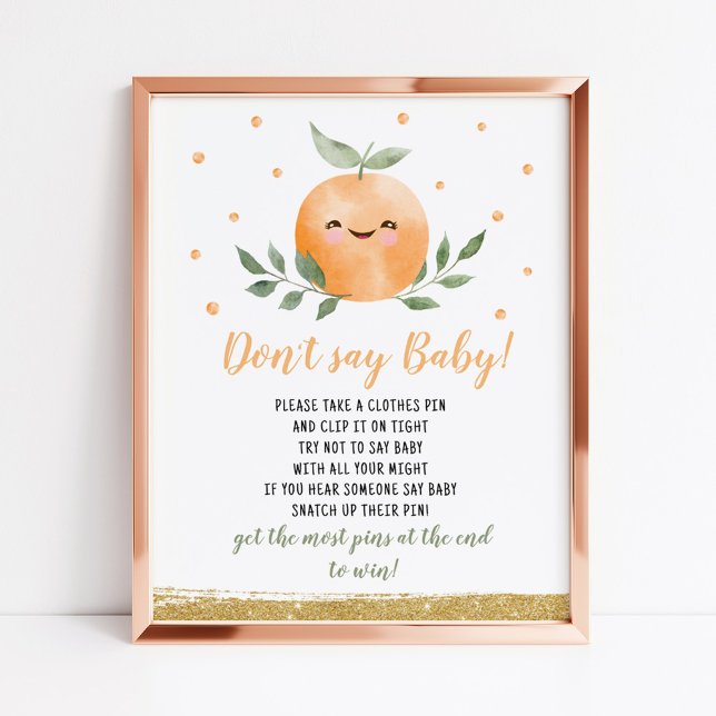 Little Cutie Orange Don't Say Baby Spel (Creator heeft geüpload)