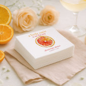 Little Cutie Orange Slice Baby Shower  Servet