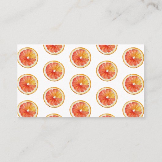 Little Cutie Orange Slice Books for Baby Shower Informatiekaartje (Achterkant)