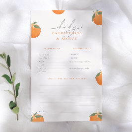 Little Cutie Oranje Baby voorspellingen & advies s