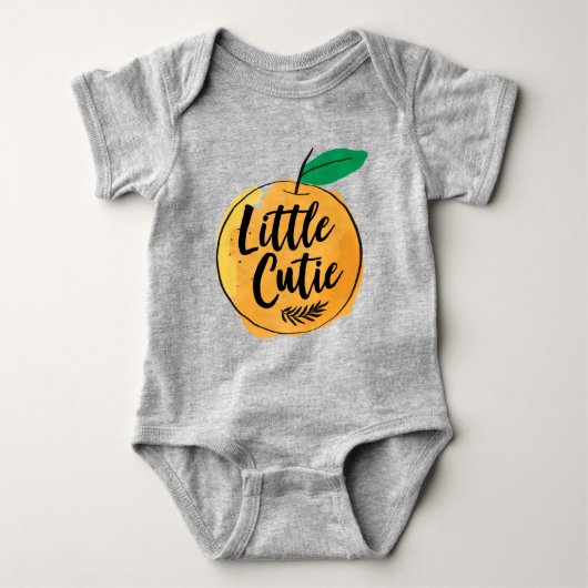 Little Cutie Oranje Romper (Voorkant)