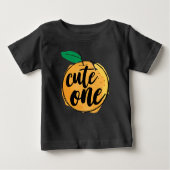 Little Cutie Oranje Shirt (Voorkant)