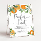 Little cutie Pacifier jaag baby shower game Poster