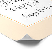 Little cutie Pacifier jachtwedstrijd baby shower Poster (Hoek)