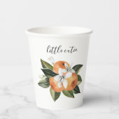 Little Cutie Paper Cups Citrus Baby shower Papieren Bekers (Voorkant)