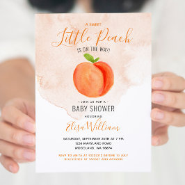 Little Cutie Peach is onderweg naar het Baby showe Kaart
