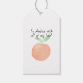 Little Cutie Personalized Gift Label Cadeaulabel (Voorkant)