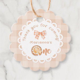 Little cutie Pie 1e verjaardag Dank je wel Bedankjes Labels