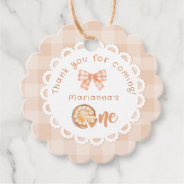 Little cutie Pie 1e verjaardag Dank je wel Bedankjes Labels