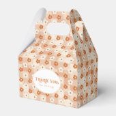 Little cutie Pie 1e verjaardag gingham Dank je wel Bedankdoosjes (Achterkant)