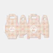 Little cutie Pie 1e verjaardag gingham Dank je wel Bedankdoosjes (Uitgevouwen)