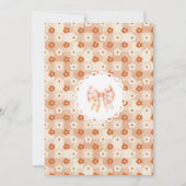 Little Cutie Pie 1st Birthday floral Kaart (Achterkant)