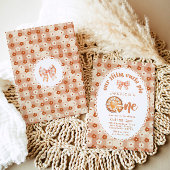 Little Cutie Pie 1st Birthday floral Kaart