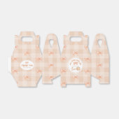 Little cutie Pie 2e verjaardag gingham Dank je wel Bedankdoosjes (Uitgevouwen)